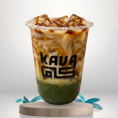 Iced Caramel Matcha