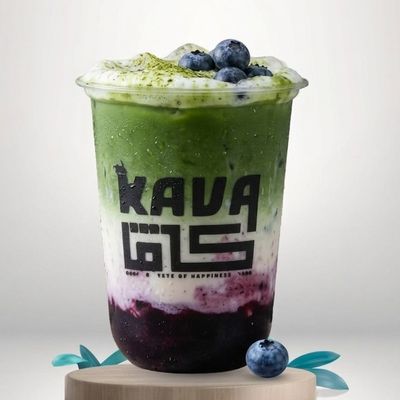 Iced Blue Berry Matcha