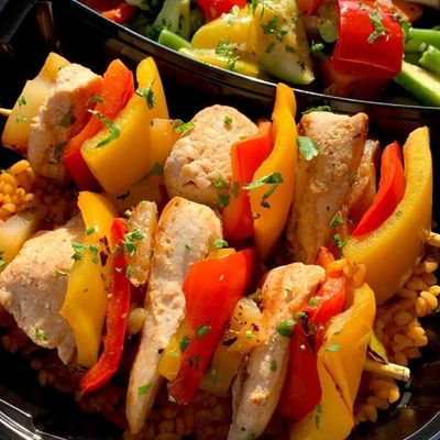 Grilled Shish Taouk Meal