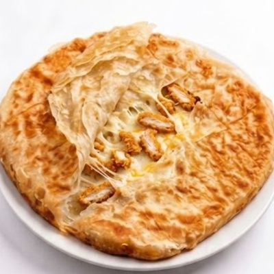 Crispy Chicken and Mixed Cheese Pie