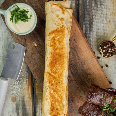 Syrian Beef Shawarma Sandwich