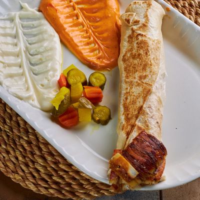 Syrian sarokh Chicken Shawarma Sandwich