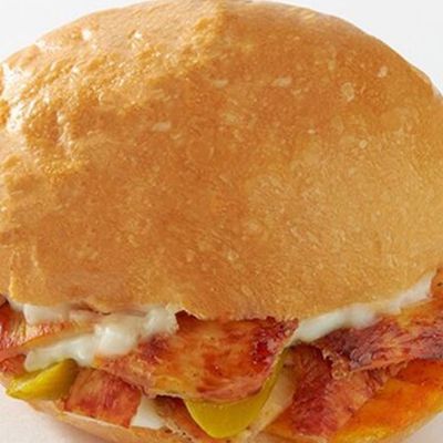 Chicken Shawarma Kaiser Bun Sandwich