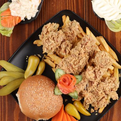 Crispy meal (4pcs)