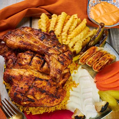 Charcoal-grilled Chicken Meal