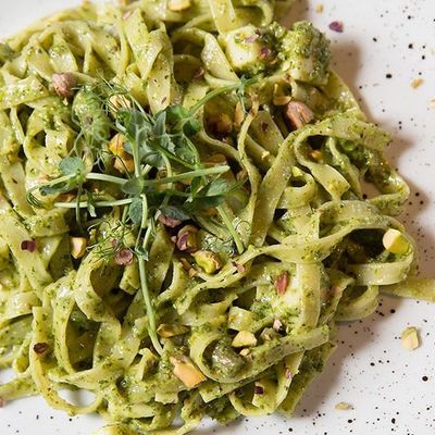 Fettuccine Crepe Pistachio