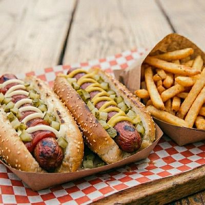 Classic Hot Dog Duo with Fries