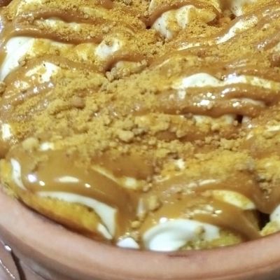 Lotus White Brownies Cake casserole