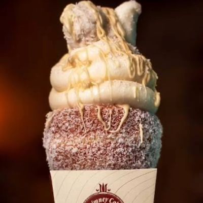 Chimney Cake with Kinder/Lotus