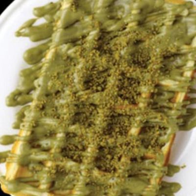 Pistachio Waffles