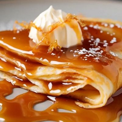 Caramel Crepe Roll