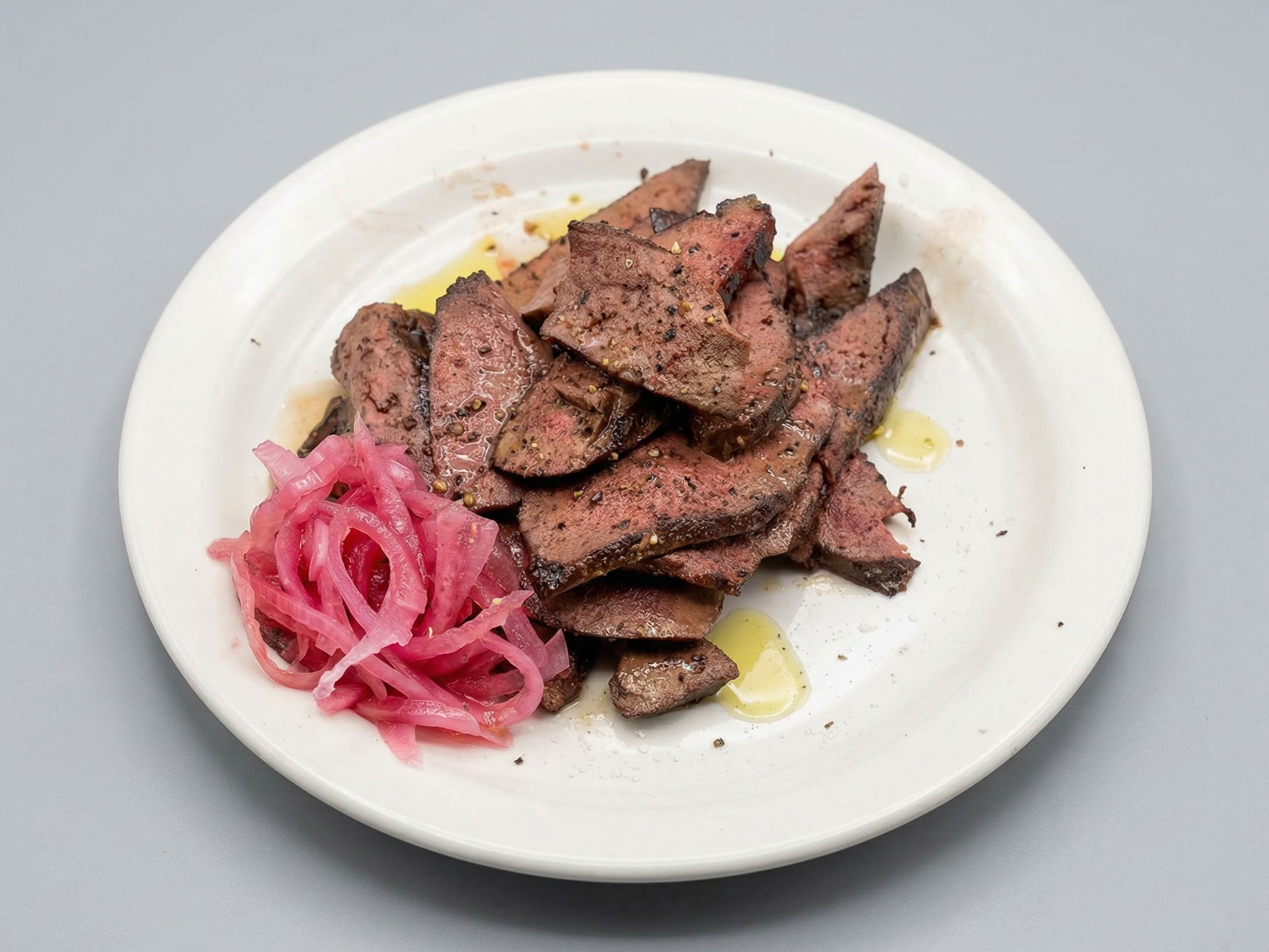 Grilled Livers Dish