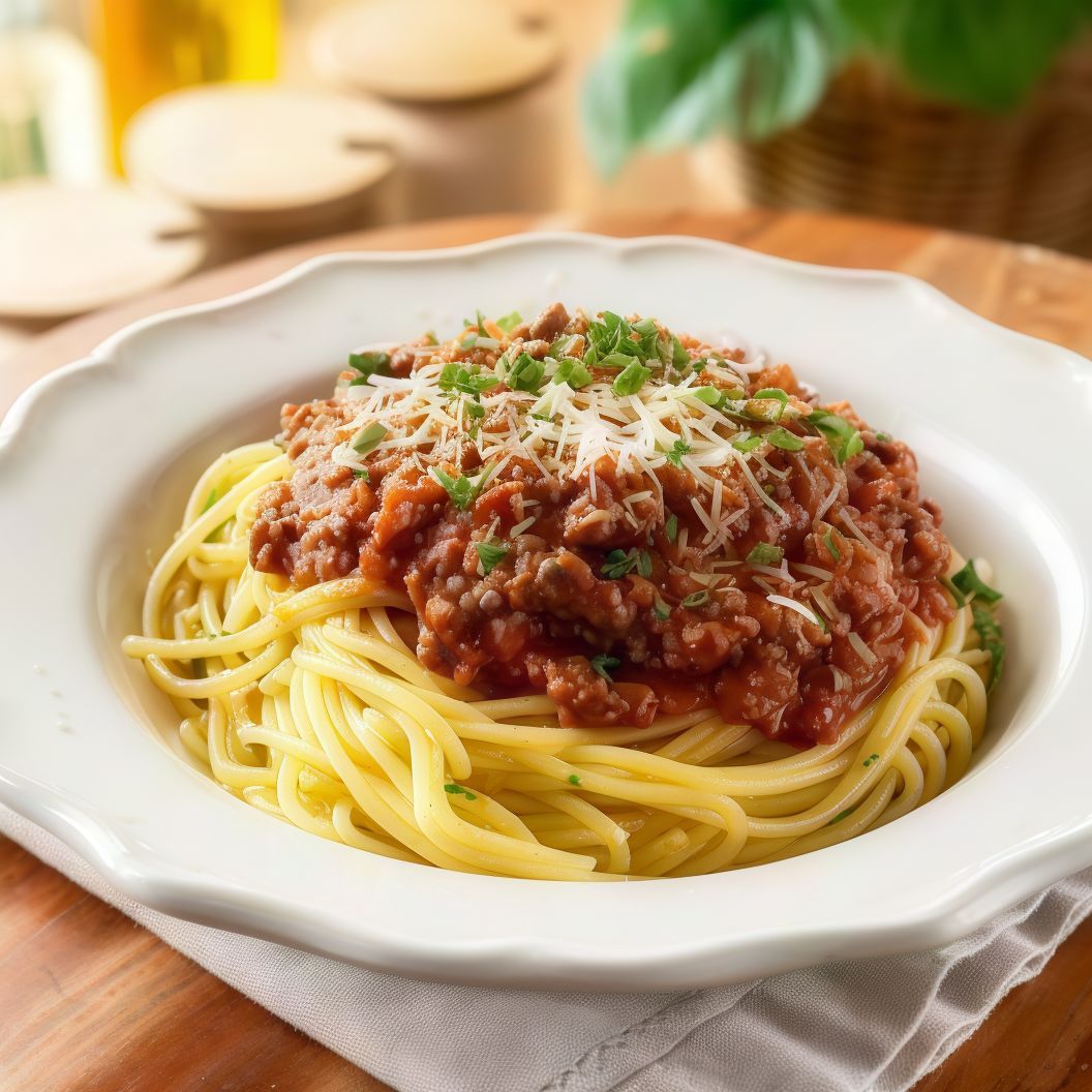Spaghetti with Minced Meat
