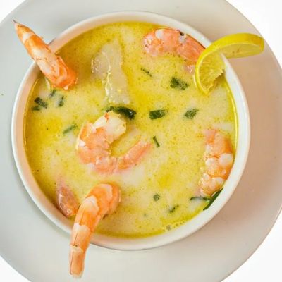 شوربة جمبري طازج