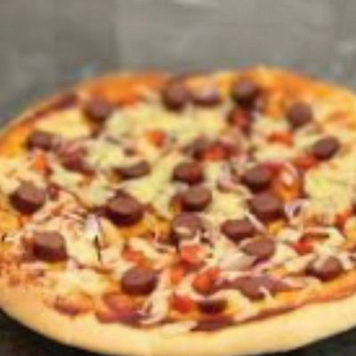 Hot Dog pizza