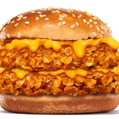 Double Chicken Burger with Cheese