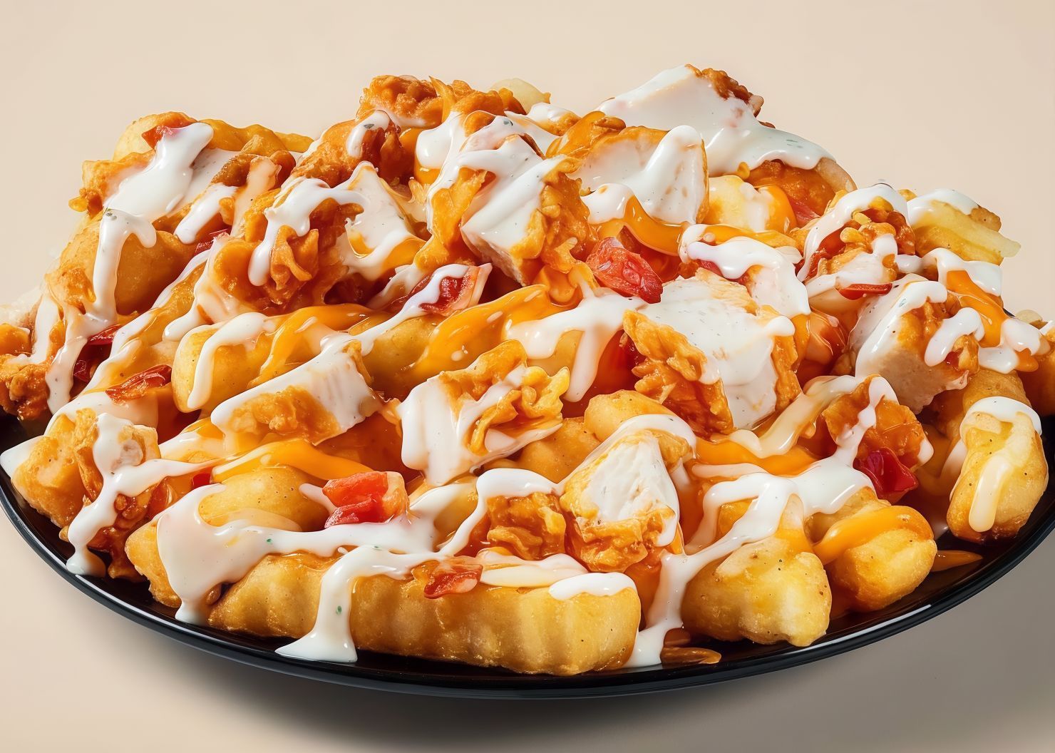 Fries Chicken Ranch