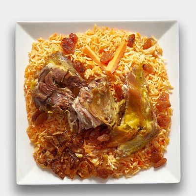 طبق مندي لحم لشخص واحد و3 قطع كفتة