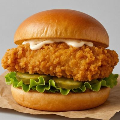 Special fried chicken sandwich