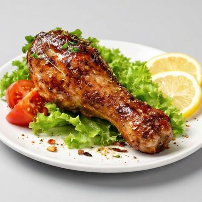 Grilled chicken piece