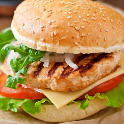 Chicken burger sandwich