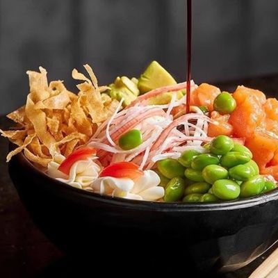 Our special poke bor sushi salad