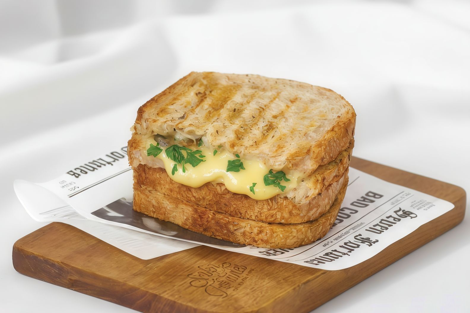 Mushroom Truffle Toastie