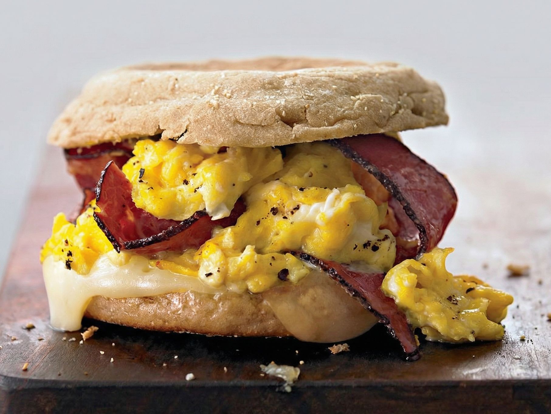 Omelet Basturma Sandwich