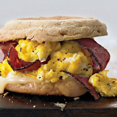 Omelet Basturma Sandwich