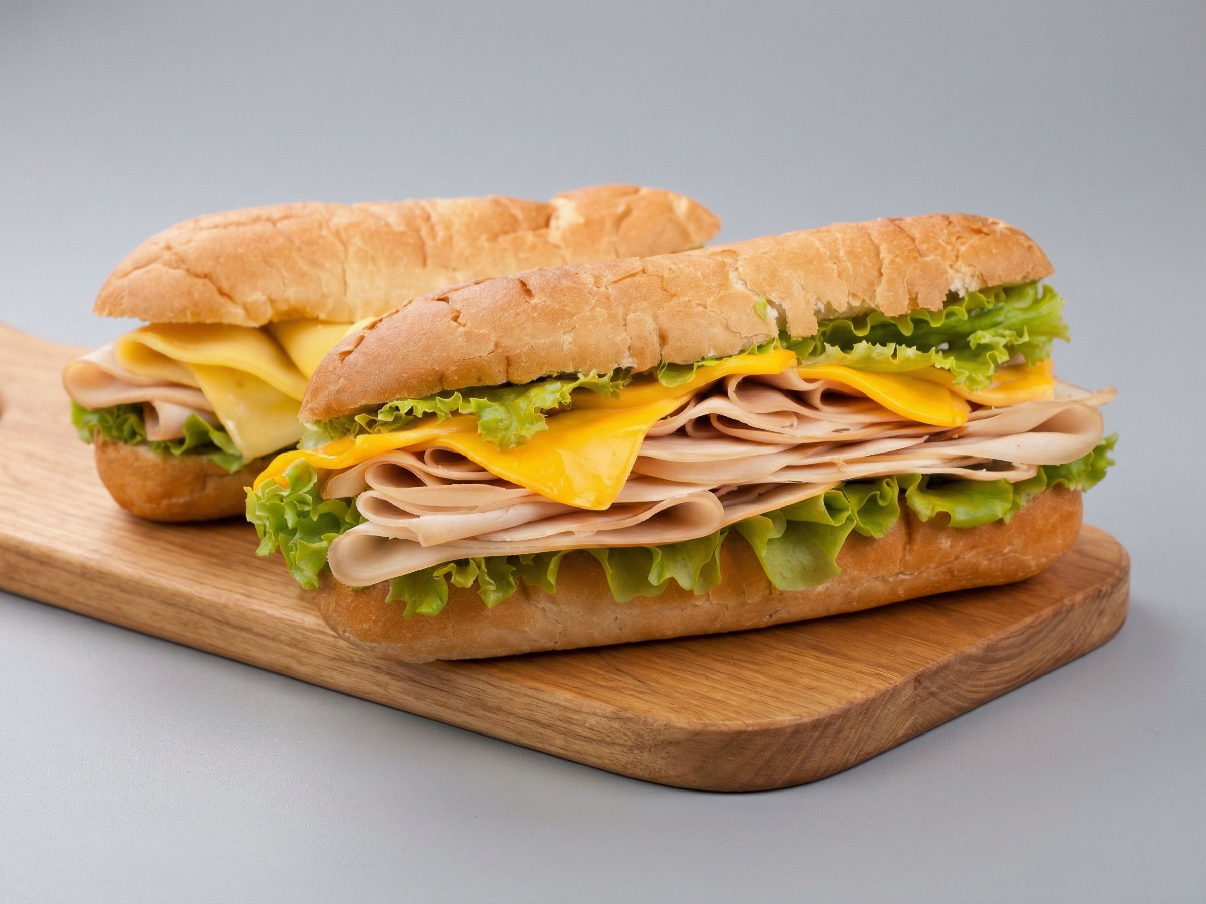 Smoked turkey crispy sandwich