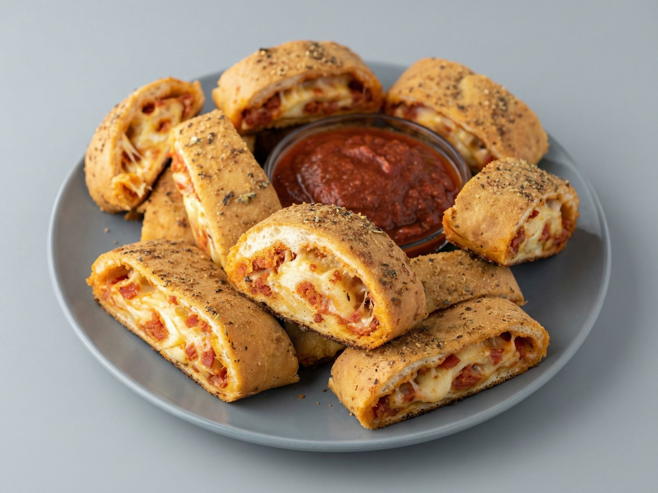 Spicy Supreme Pizza Roll