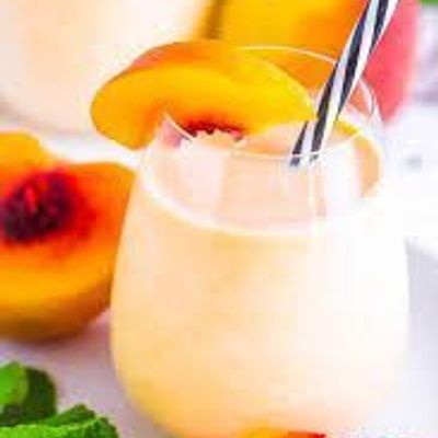 Peach with Milk