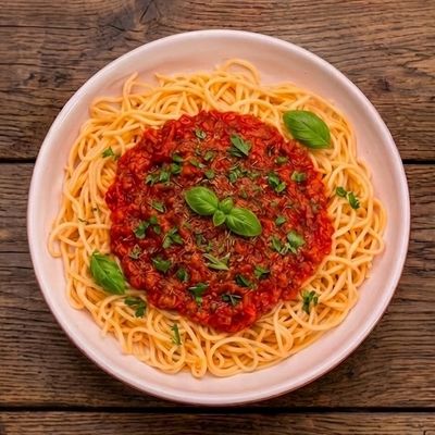 Spaghetti Pasta Bolognese Frozen