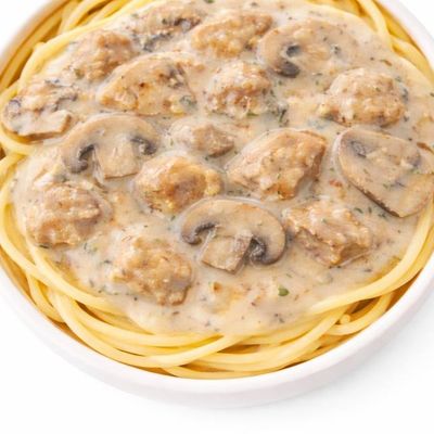 Beef Creamy Mushroom Pasta