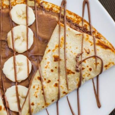 Nutella with Banana Crepe