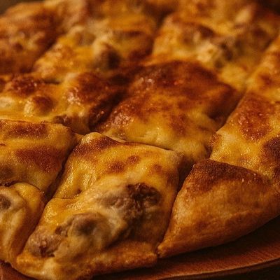فطير ديك رومي مدخن مع جبنة شيدر