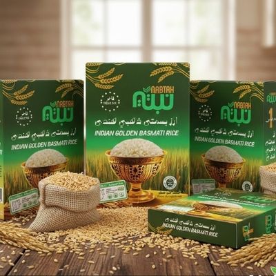 Indian golden basmati rice