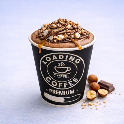 Hot chocolate with hazelnut