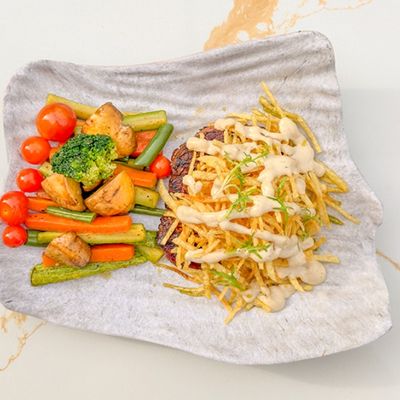 لحم مع بطاطس