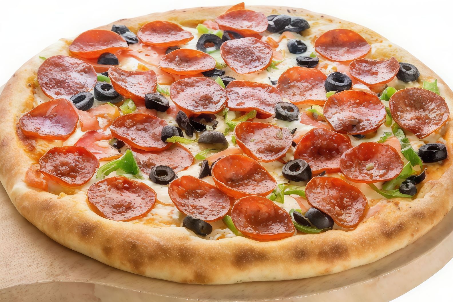 Small pepperoni pizza