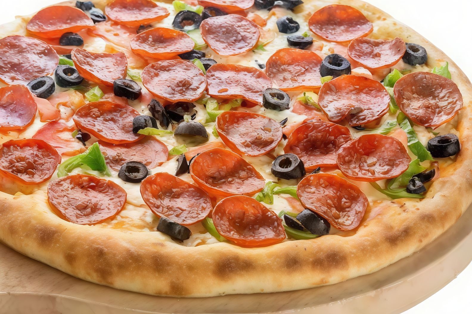 Medium pepperoni pizza