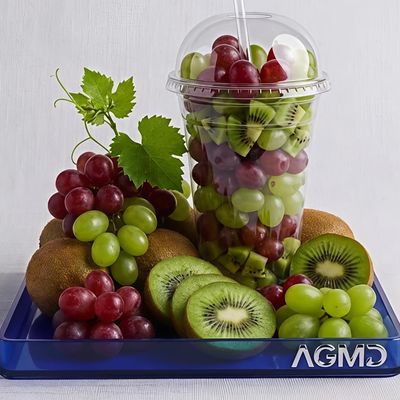 Mixed Grapes And Kiwi