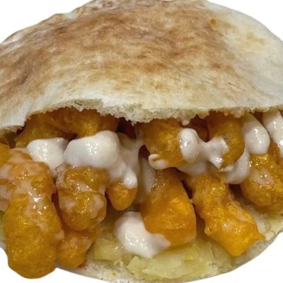 ساندويش جمبري وبطاطس
