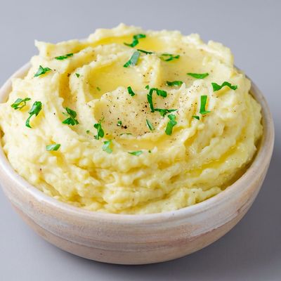 علبة بطاطس مهروسة