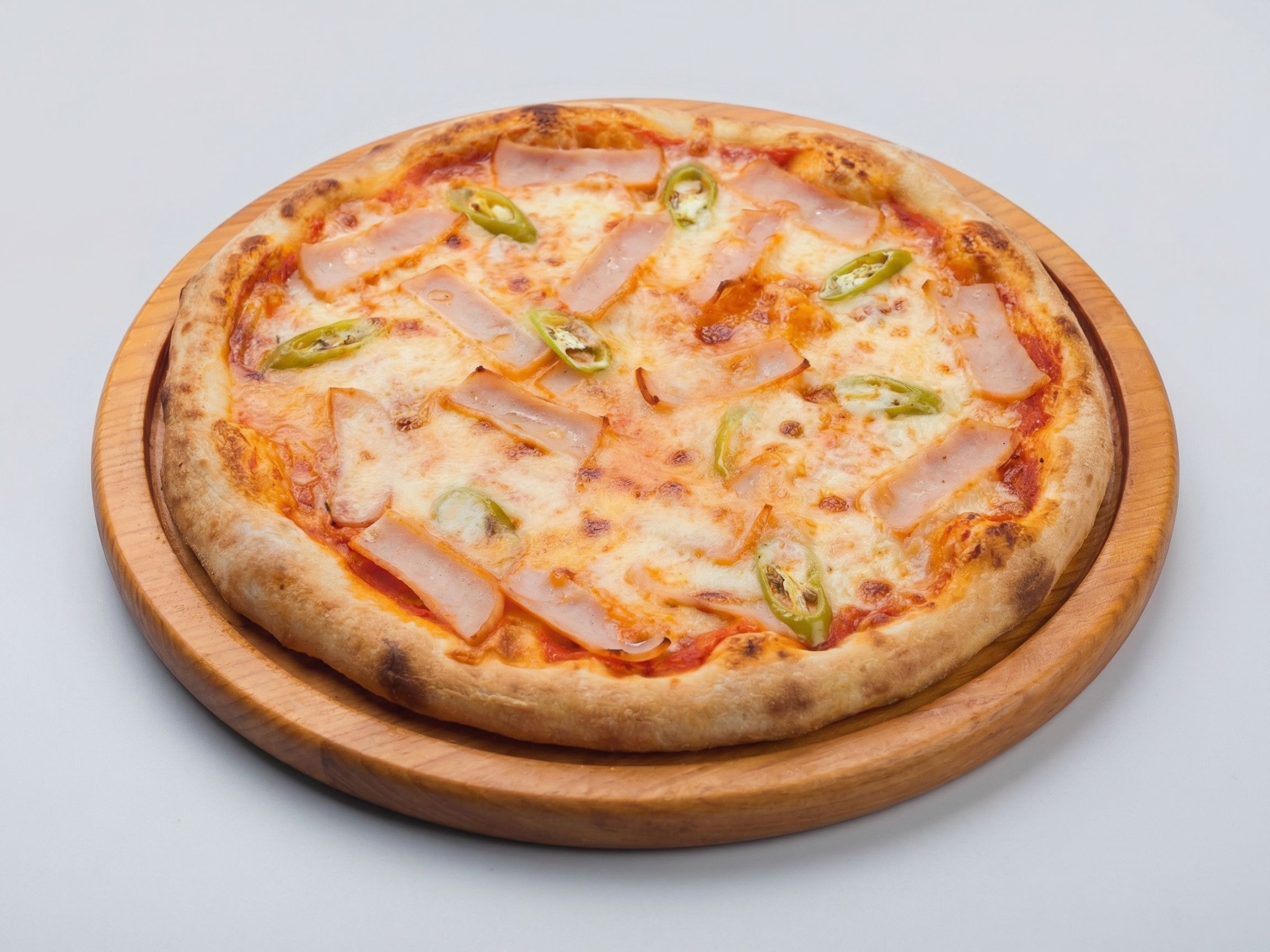 Smoked turkey pizza