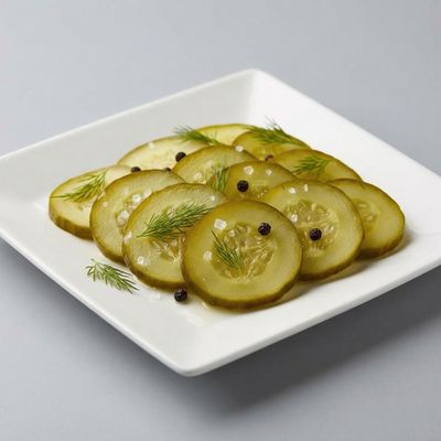 Pickled Cucumber on Sandwiches