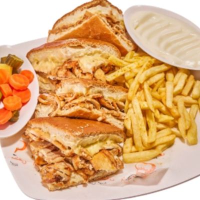 شاورما دجاج ماريا مع جبنة