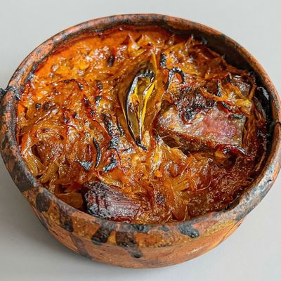 Onion Casserole With Meat