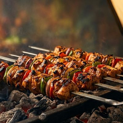 Charcoal-grilled Shish Chicken