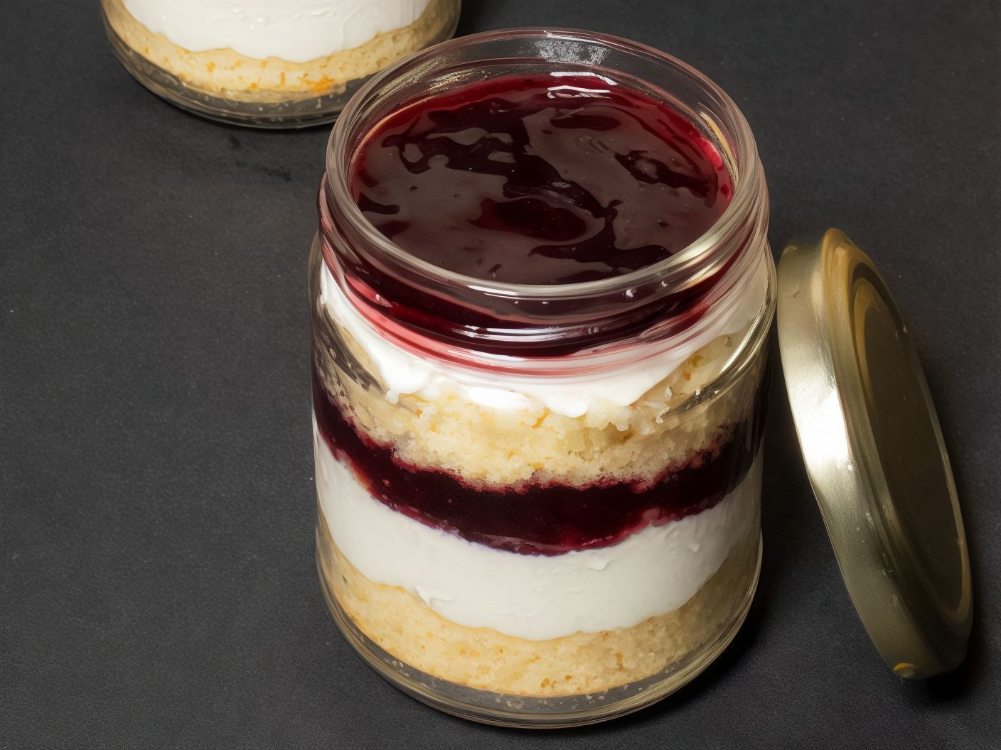 Blueberry Cake Jar